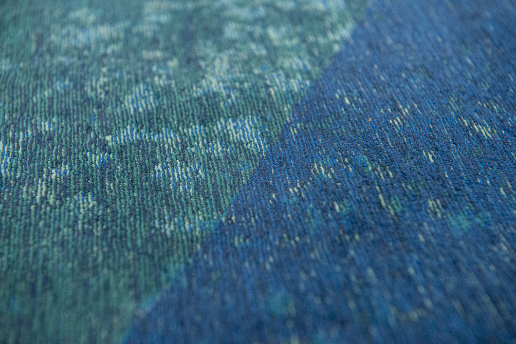 Бельгийский ковёр из полиэфирного шёлка «Christian Fischbacker» 9052-SAPHIR-BLUE