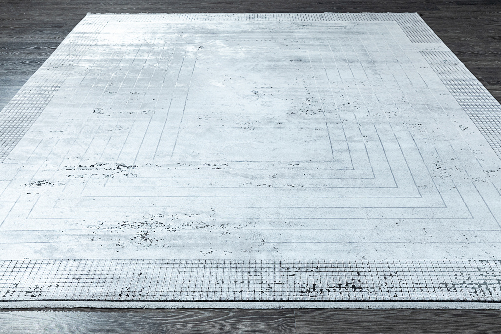 Турецкий ковёр из бамбукового шёлка и акрила «Cabinet Rugs» 7090A-B.ANTHRACITE-GRAY