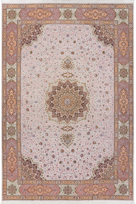 Иранский ковер из шерсти и шёлка «TABRIZ 40» 11-37-IR 1