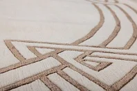 Индийский ковер из шерсти и арт-шёлка «RUSSEL SQUARE» BRAID-COL-3(Round) 5