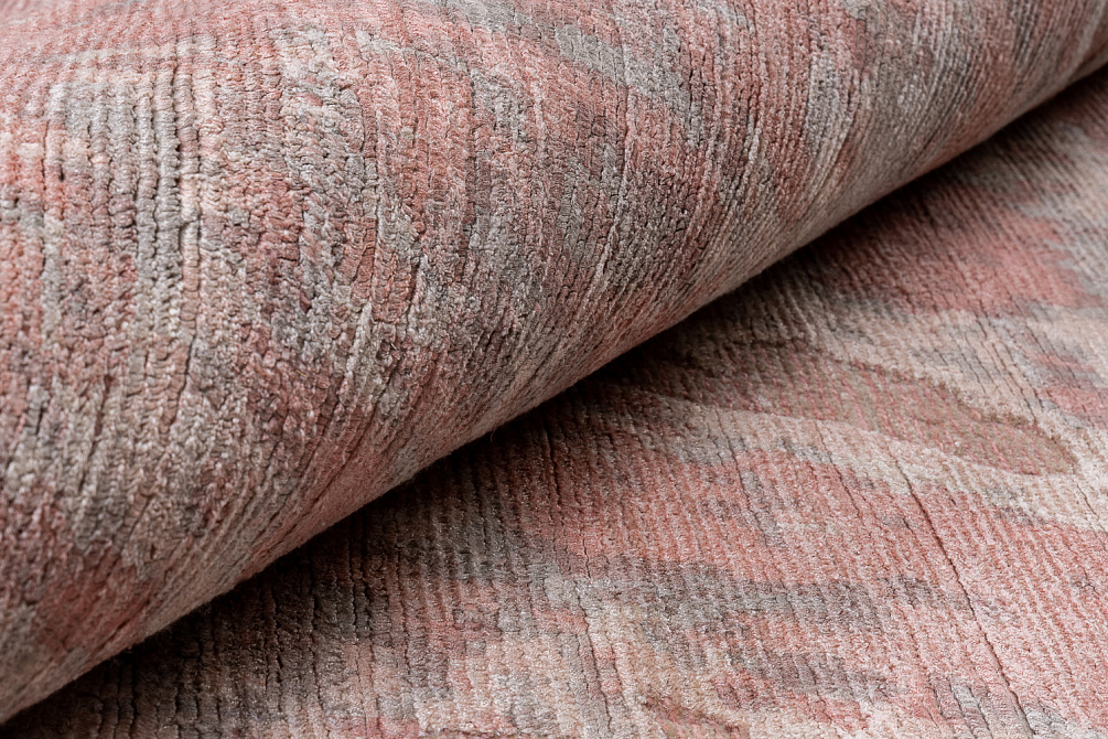 Индийский ковёр из арт-шёлка и шерсти «MIST SPECIAL» 2021047-BRIDAL ROSE