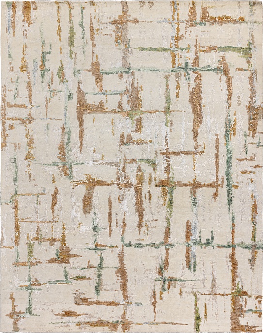 Индийский ковер из шерсти и арт-шёлка «STORM» FR737-MULTI