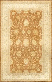 Пакистанский ковер из шерсти «ZIEGLER FARHAN» BRN-IVR(206x311) 1
