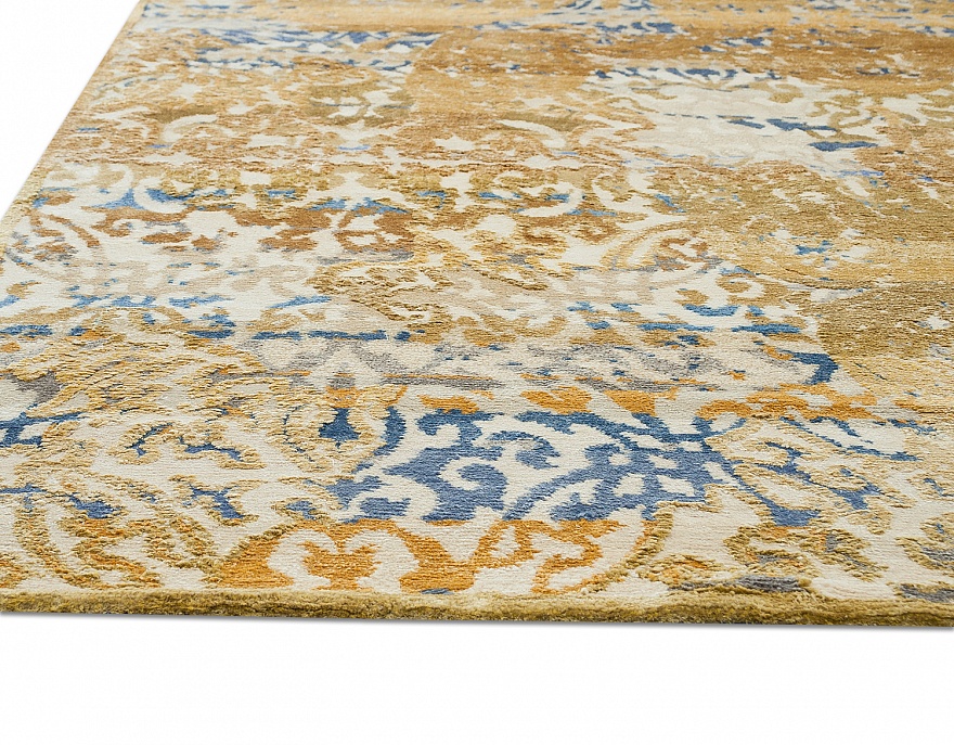 Непальский ковер из шерсти и шёлка «ART COLLECTION» BUTTERFLY GOLD(CX3385) 2