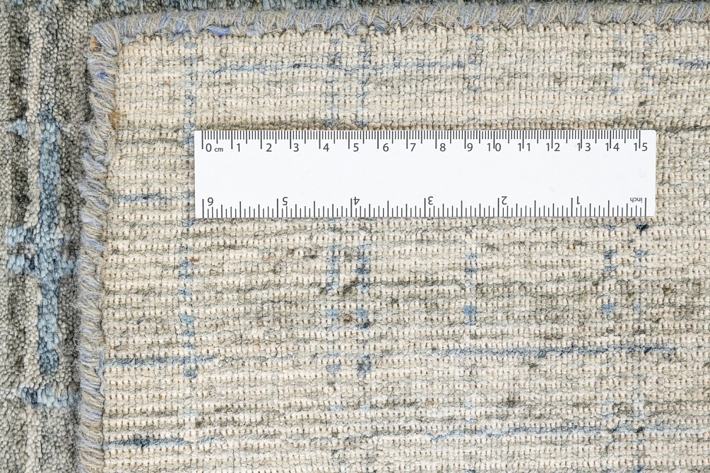 Индийский ковер из арт-шёлка и шерсти «DJOTTO» BFE-SILVER-BLUE