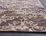 Индийский ковер из арт-шёлка «DAMASC LUXE» BB1-00-BGE 2