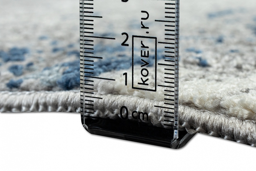 Турецкий ковер из полипропилена и полиэстера «AXEL» 8694-CRE-BLU(Runner)