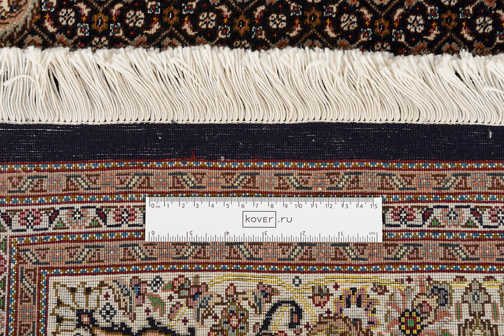 Иранский ковёр из шерсти и шёлка «TABRIZ MAHI» 9-744-Piroozian-IR