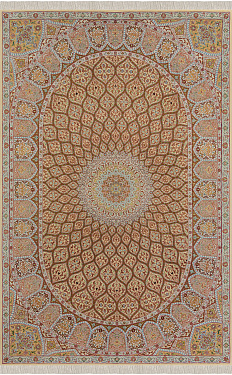 Иранский ковер шелковый