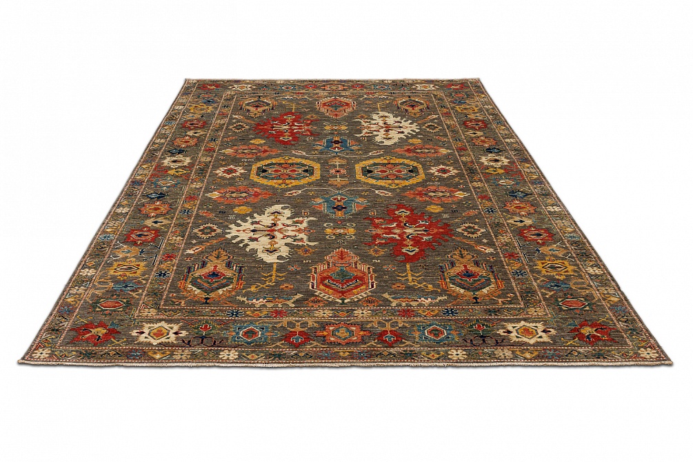 Пакистанский ковер из шерсти «KAZAK ROYAL» 252932-BROWN-BROWN 3