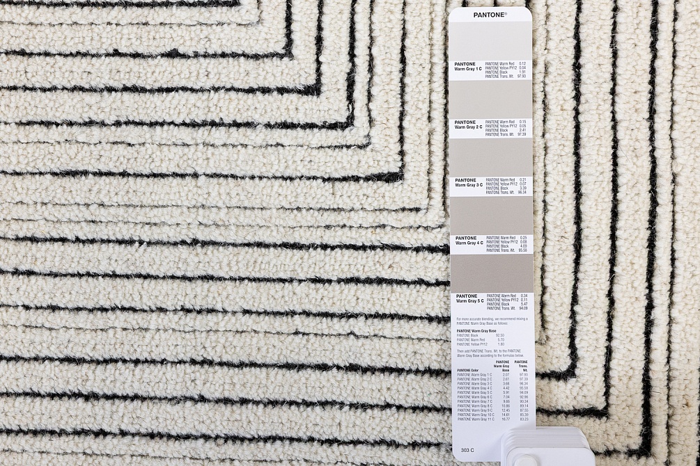 Индийский ковер из шерсти «SORRENTO» RILEY3B-IVORY