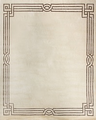 Индийский ковер из шерсти и арт-шёлка «RUSSEL SQUARE» BRAID-COL-3 1