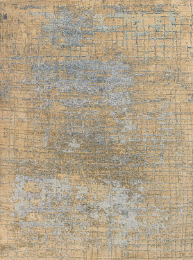 Индийский ковёр из шерсти и бамбукового шёлка