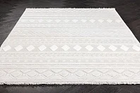 Турецкий ковер из полиэстера и хлопка «ALMOND» A010A-CREAM 2