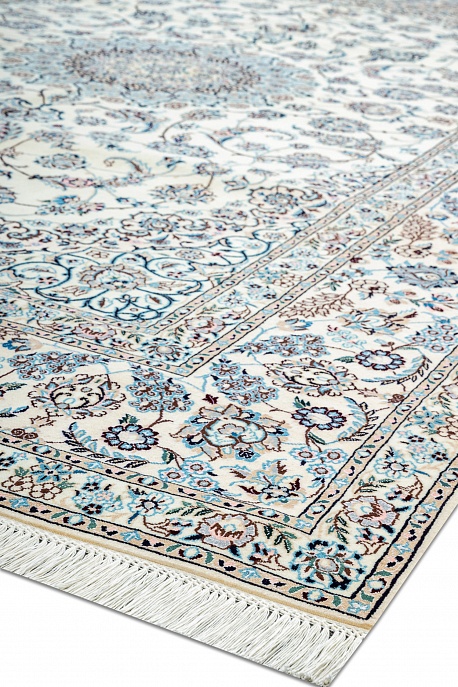 Иранский ковер из шерсти и шёлка «NAIN 6LA» 21-002