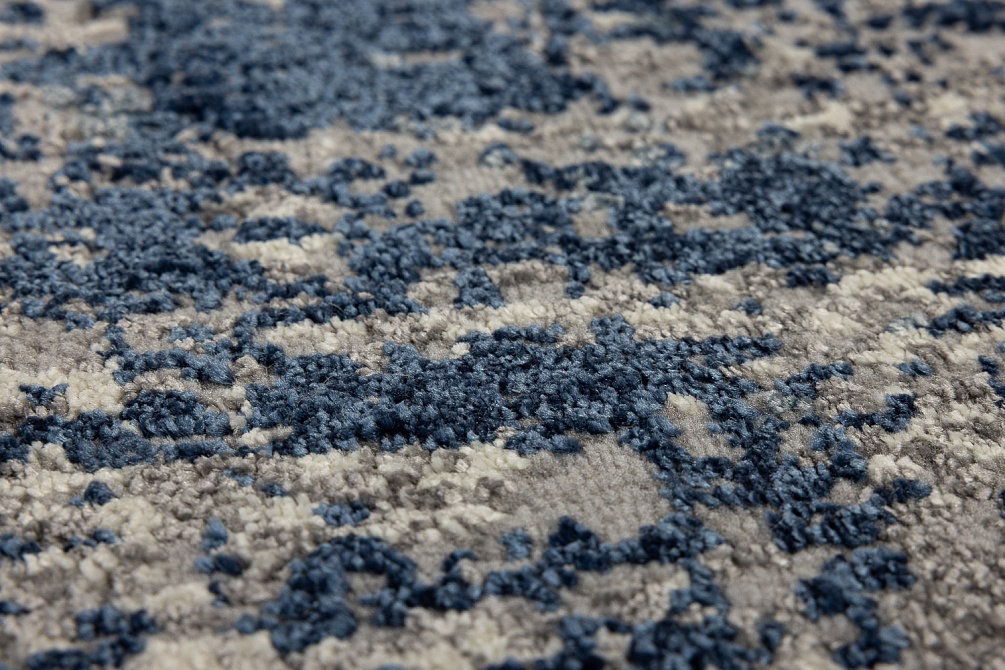 Турецкий ковер из полипропилена и полиэстера «AXEL» 8693-CRE-BLU(Runner)