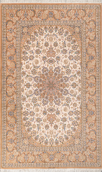 Иранский ковер из шерсти и шёлка «ISFAHAN IR» 11-479-IR
