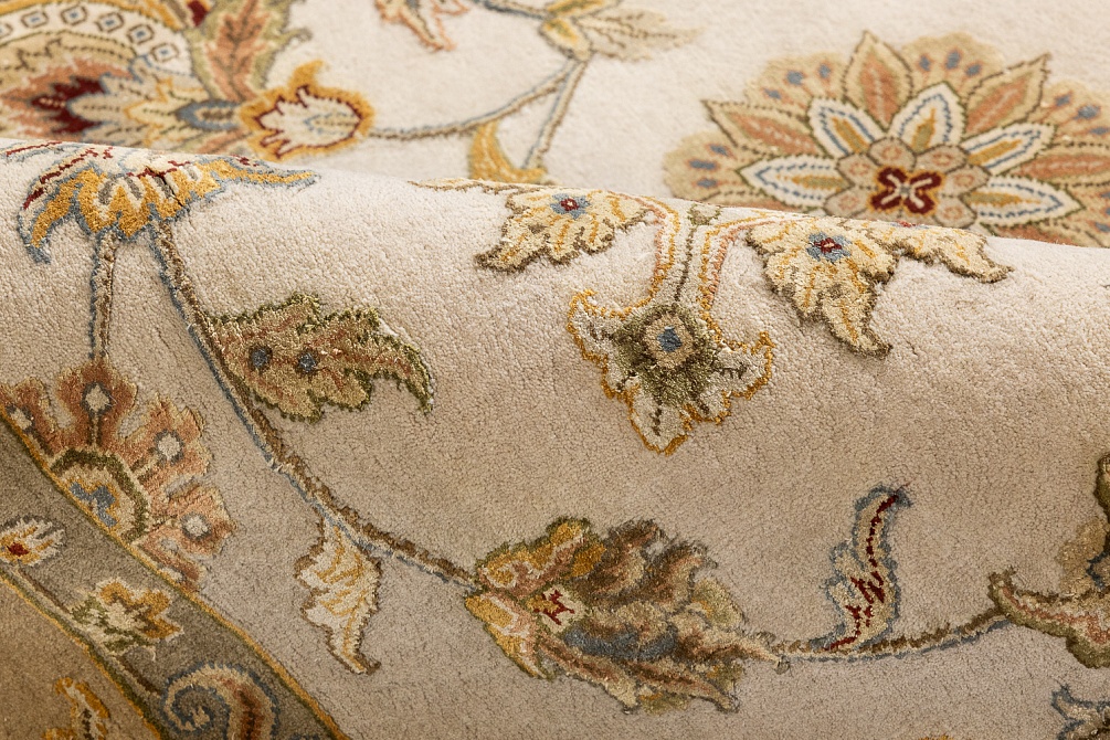 Индийский ковер из шерсти, шёлка и хлопка «AURORA 14/14» QNQ03-MIVR-LTAN 4