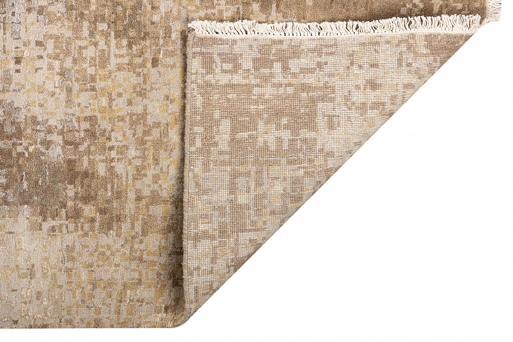 Индийский ковер из шерсти, шёлка и хлопка «HOLLYWOOD ART» CE9454-CHARCOAL