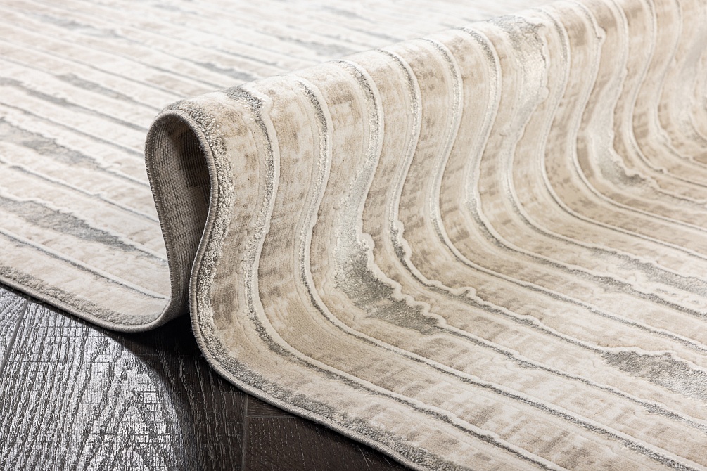 Турецкий ковер из бамбукового шёлка и акрила «MILANO CASA» PJ51A-CRE