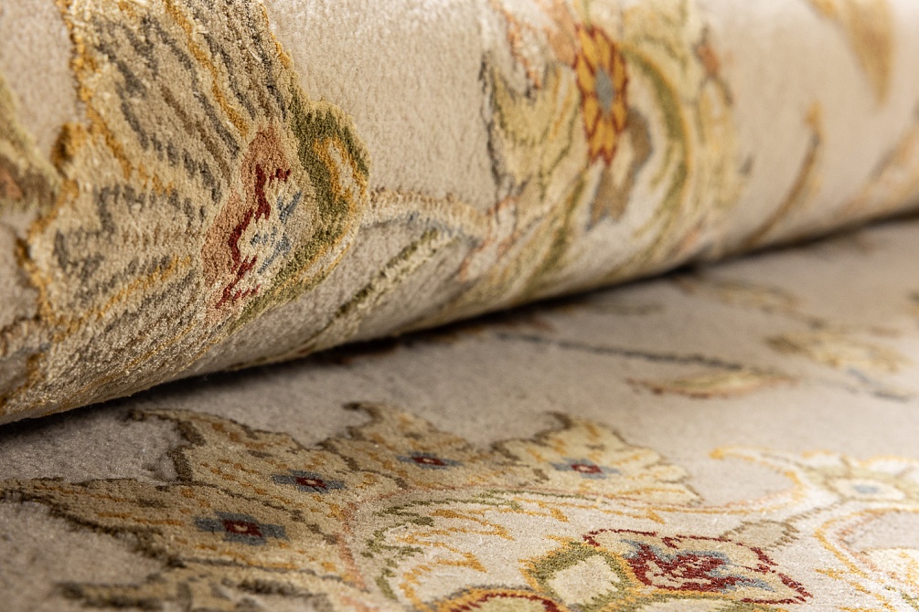 Индийский ковер из шерсти, шёлка и хлопка «AURORA 14/14» QNQ03-MIVR-LTAN 5