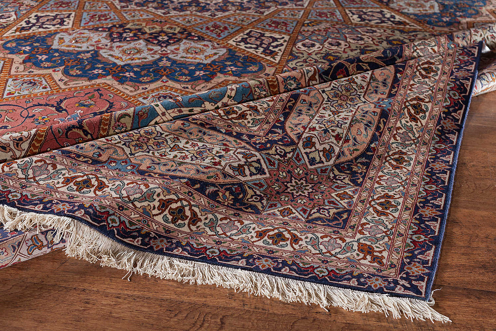 Иранский ковёр из шерсти и шёлка «TABRIZ 50» 9-625-IR