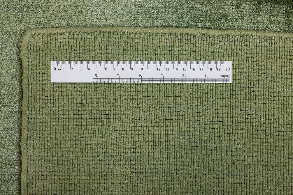 Индийский ковер из арт-шёлка и хлопка «CROSS SPEСIAL» B105-OLIVE 9