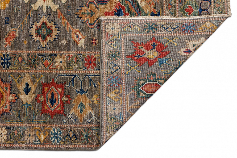 Пакистанский ковер из шерсти «KAZAK ROYAL» 252932-BROWN-BROWN 8