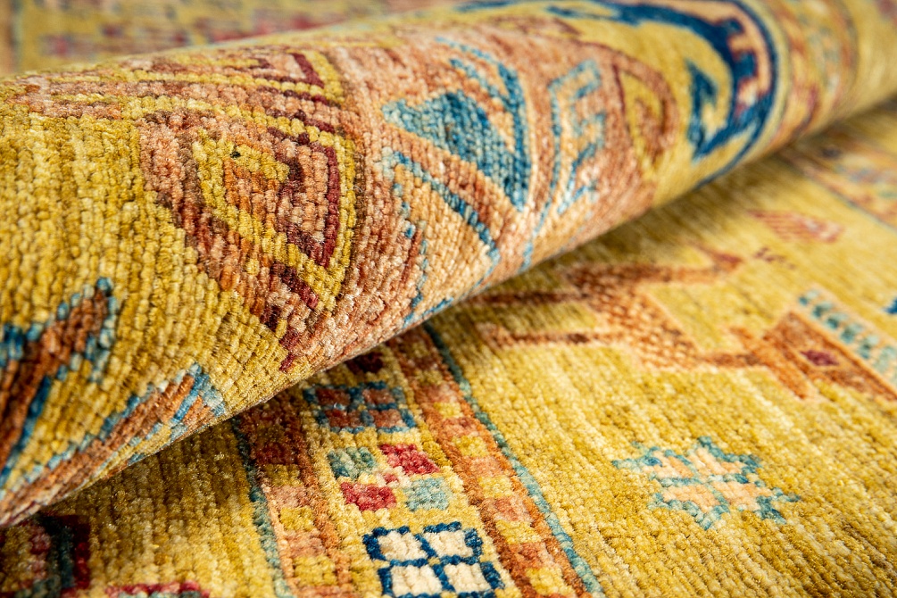 Пакистанский ковер из шерсти «SHAWL KANDI» GRN-GRN 4