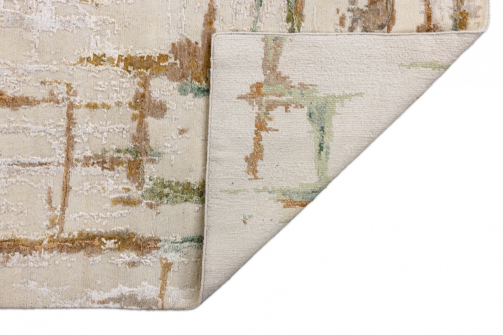 Индийский ковер из шерсти и арт-шёлка «STORM» FR737-MULTI