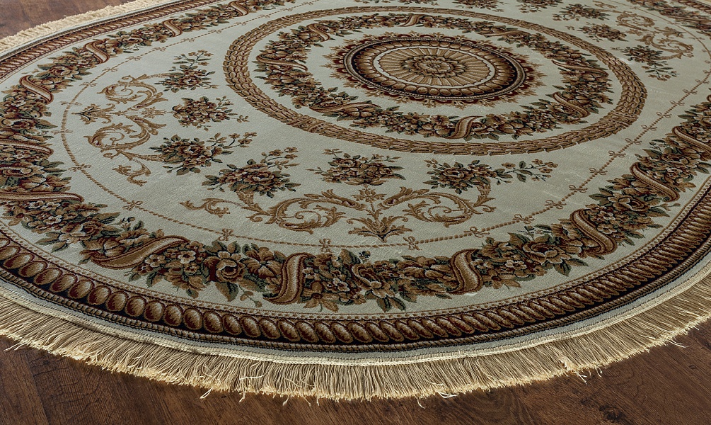 Бельгийский ковер из вискозы «BRILLIANCE» V258-IVR(Oval)