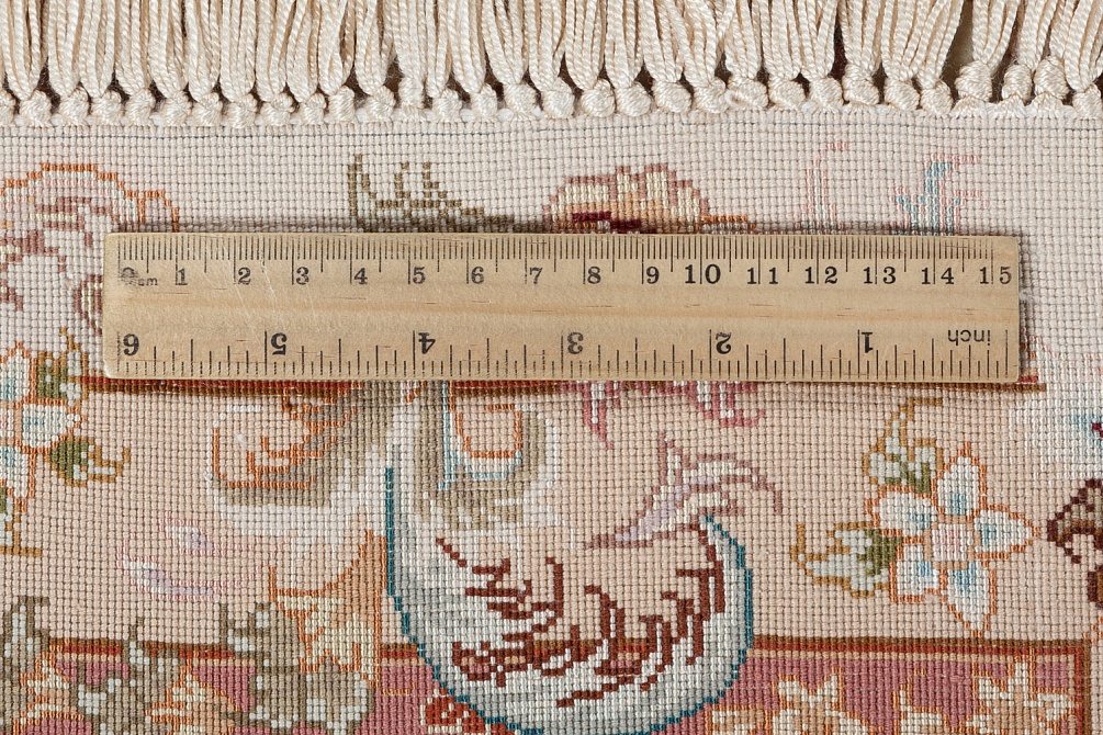 Иранский ковер из шерсти и шёлка «TABRIZ SHIRFAR» 801-3777-IR 6