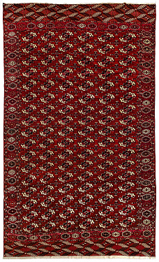 Туркменский ковёр из шерсти