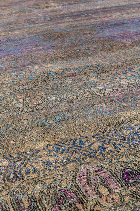 Индийский ковёр из шерсти и шёлка «ETHNIC VINTAGE» BROWN(300x442)