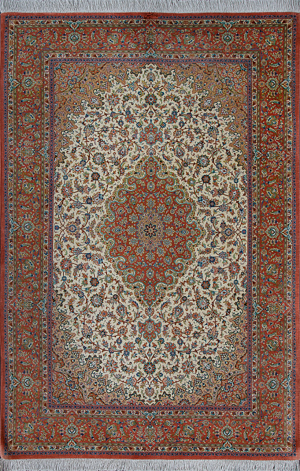 Иранский ковер из шёлка «QOM» 11-268-IR