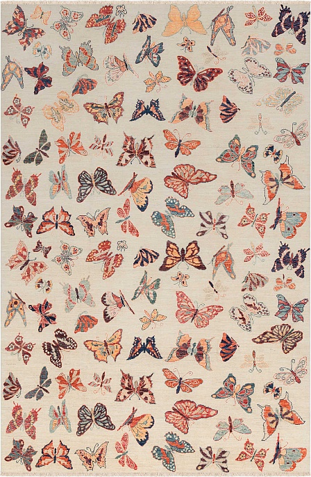 Пакистанский ковер из шерсти «BUTTERFLY» MLT(199X301) 1