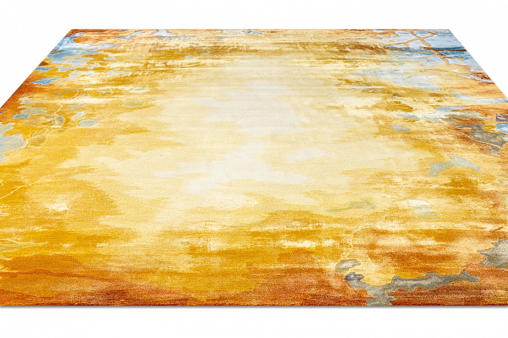 Китайский ковер из шерсти и арт-шёлка «PRISMATIC N» PRS29-GOLD-MLT 3