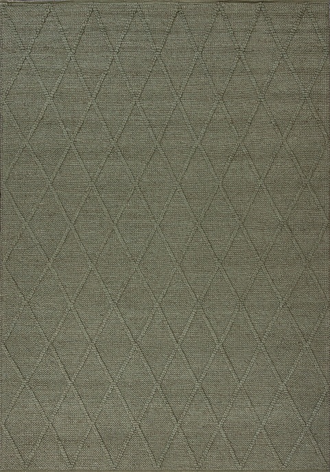 Индийский ковер из шерсти и полиэстера «COAST DIAMOND RUG» Green 1