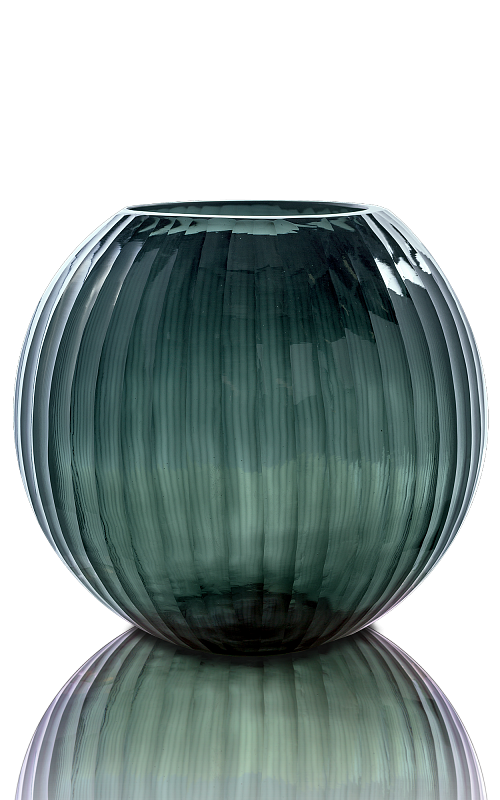 Ваза Smokey Emerald Sphere