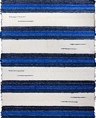 Испанский ковер из хлопка «BARCELONA ART» OCEAN BLEU 1