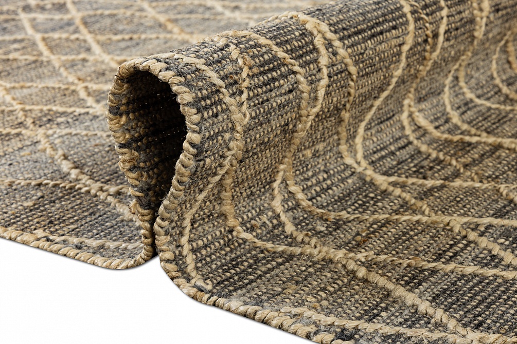 Индийский ковер из джута и шерсти «JUTE» 1405-CREAM 9