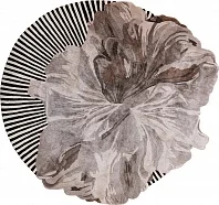 Индийский ковер из шерсти и эвкалиптового шёлка «VELVET MIRAGE» DAHLIA TAUPE 1