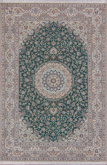Иранский ковер из шерсти и шёлка «NAIN 6LA» 11-314-IR