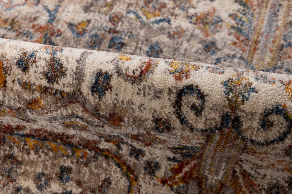 Турецкий ковер из полиэфирного шёлка «MYSTIC» 1366A-KEM-NAV(Runner)