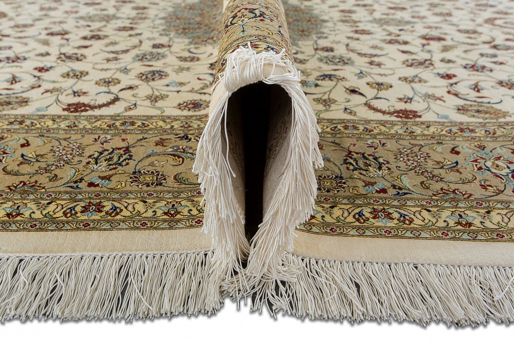 Иранский ковер из шёлка «QUM MM IR» 13-27-IR(Oval) 7