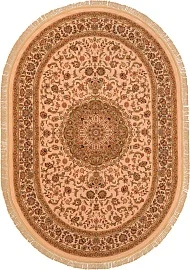 Бельгийский ковер из шерсти «ROYALTY» 1506-IVR(Oval) 1