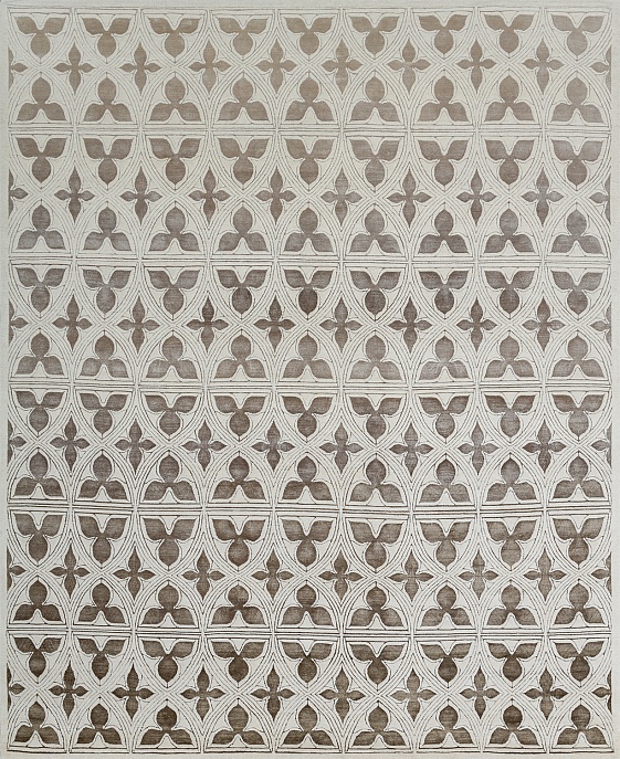 Непальский ковер из шерсти и шёлка «ART DECO RUGS» GOTHIC#1-GR(90415) 1