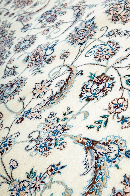 Иранский ковер из шерсти и шёлка «NAIN 6LA» 21-008