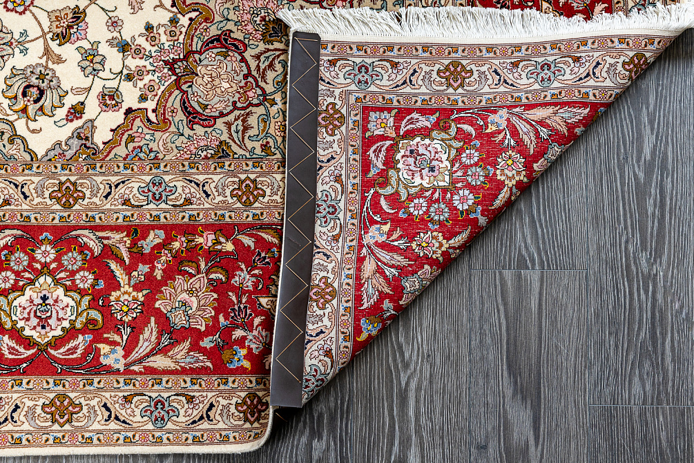 Иранский ковёр из шерсти и шёлка «TABRIZ IR» 801-4290-IR