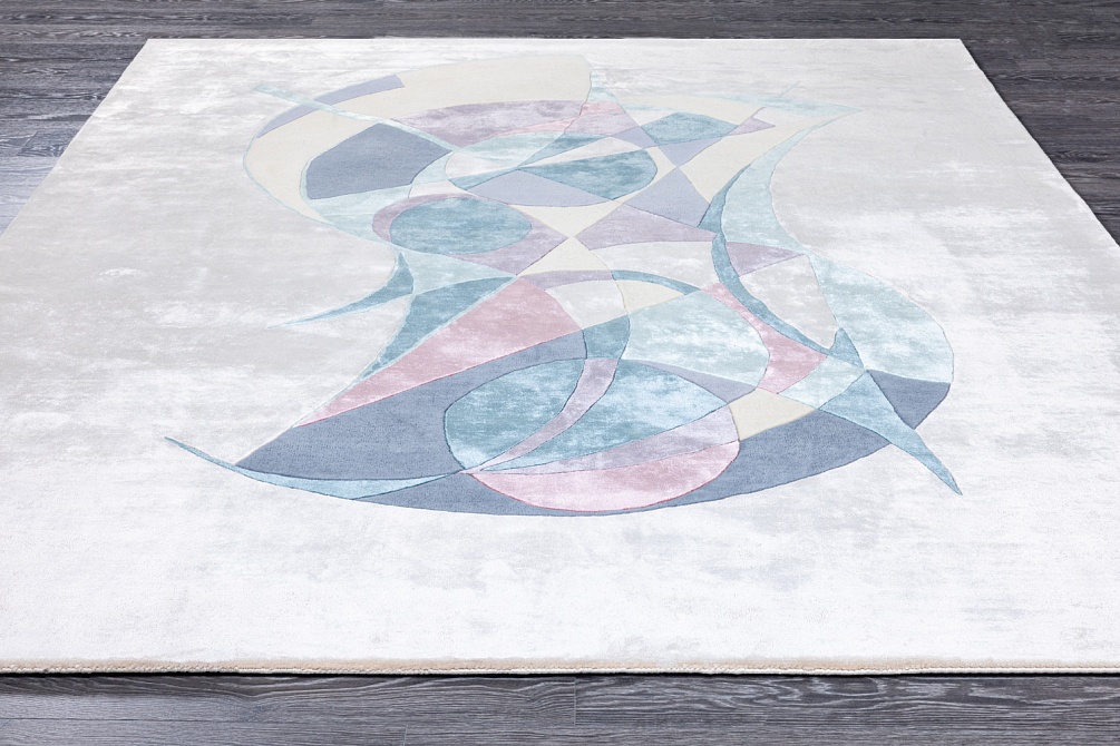 Индийский ковер из шерсти и арт-шёлка «Art de Vivre by DETALI» design Ksenia Skorogod «FREEDOM»